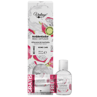 Vintage Mikado Illatosító – Dragon Fruit Fantasy (100 ml + 50 ml utántöltő)