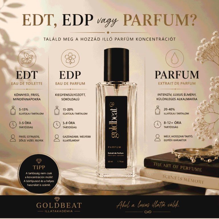 EDT, EDP vagy Parfüm?