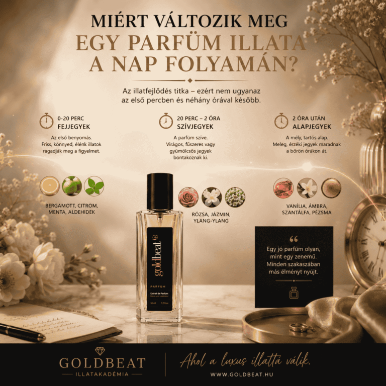 Miért változik meg egy parfüm illata a nap folyamán?